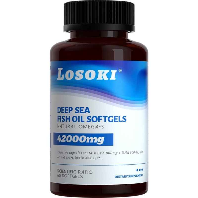 Losoki Deep Sea Fish Oil - 1000 mg EPA &