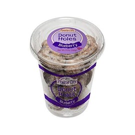 Prairie City Blueberry Donut Holes, 5 Ounce -- 12 per case.