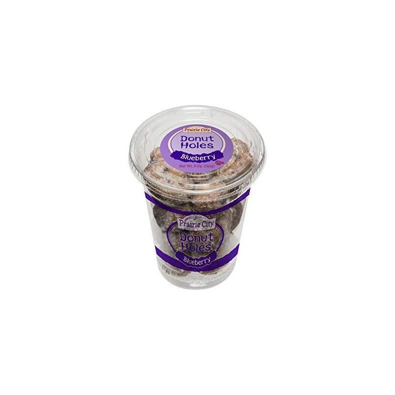 Prairie City Blueberry Donut Holes, 5 Ounce -- 12 per