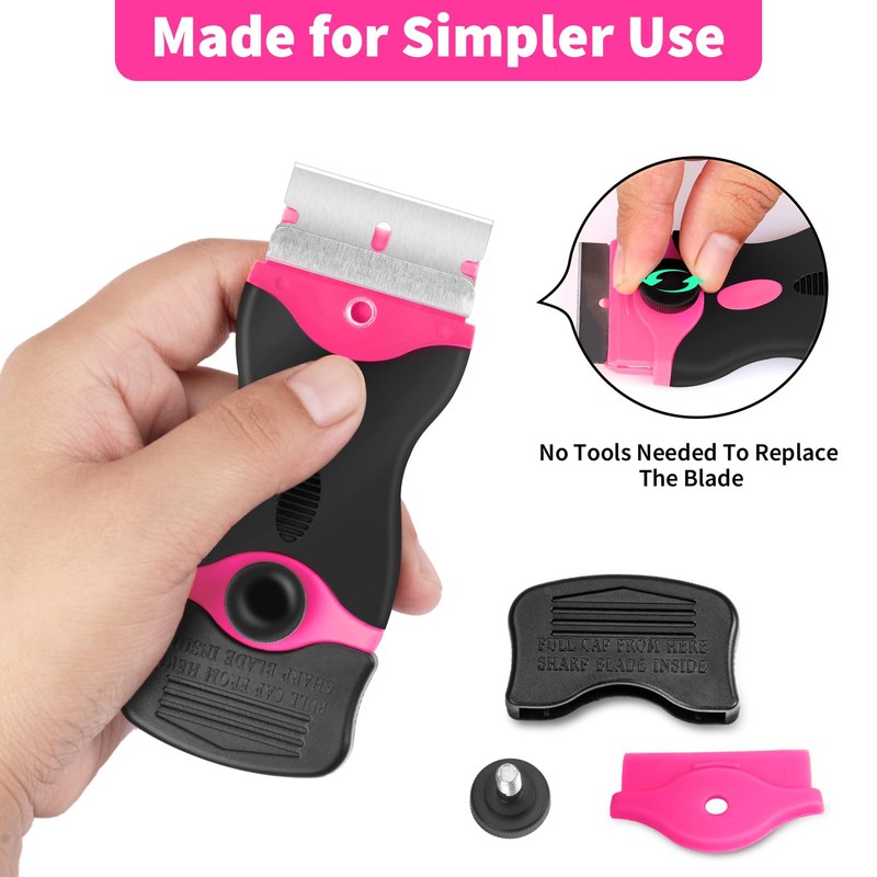 Razor Blade Scraper Tool Kit - 2Pack Razor Scrapers &