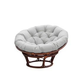 BCKNT Thickened Papasan Round Chair Cushion, Hanging Swing Comfortable Overstuffed Seat Pad for Outdoor and Indoor Garden Patio (Without Chair)