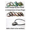 ACCHEN Mood Rings 12 Constellation Changing Color Emotion Feeling Finger