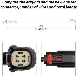 DOSKJOK 32700026 Oxygen Sensor Compatible with Sportster 1200 883 2014 2015 2016 2017