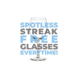 Trendy Bartender Toast to Perfection Microfiber Glass Polishing Lint-Free Cloth for Spotless Shine and a Residue-Free Finish - Pack of 5-25x20 inch - White