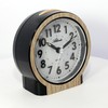 Alarm clock without ticking, quiet with light, snooze, quartz, analogue,