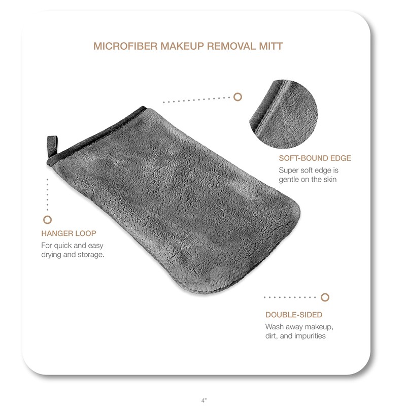 Eurow Microfiber Wash Cloth and Makeup Removal Facial Cleansing Cleaning