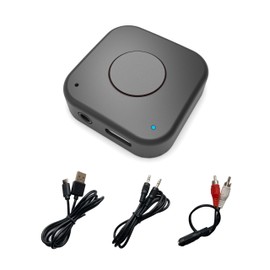 Aston Innovations A3031 Aux Bluetooth Receiver for Car/Home Stereo Music Streaming with AAC aptX HD, Handsfree Calls (Car Kit), Bluetooth Car Adaptor, Built-in Noise Isolator, RCA/3.5mm Outputs