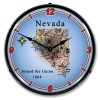 Unbranded State of Nevada LED Backlit Clock