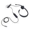 Telephone Headset Noise Canceling Single Ear Comfortable USB C to