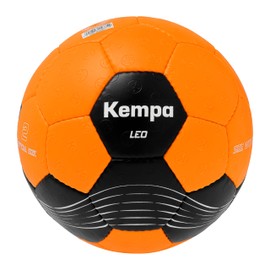 Kempa Leo Handball Training Ball and Play Ball, Handball for Children and Adults - Durable and Grippy from Size 0 to Size 3, Orange/Black