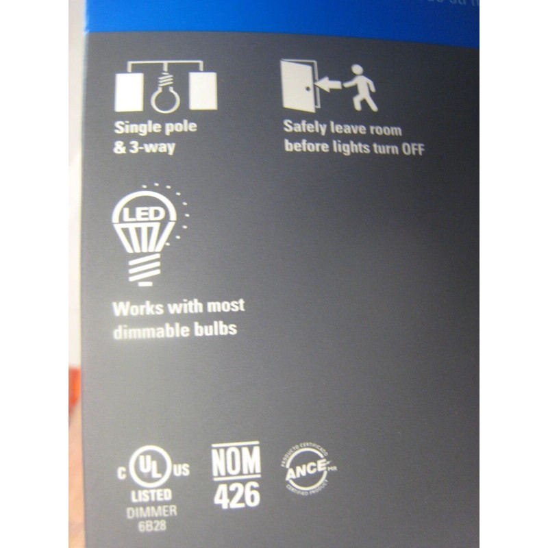 Eaton WFAVD30-W-BX-L Voice Dimmer with Alexa Built-in, White – Dimmer