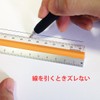 Mochimono Non-Slip Ruler, Pitat Ruler, 11.8 inches (30 cm), Orange