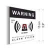 Rigid Warning Sign - Protected by Electronic - Alarm System