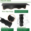 8-Pack Black Raised Garden Bed Corner Brackets, 11"x3"x3" Metal Corner