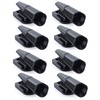 CITKOU 8Pcs Deer Whistles for Vehicles Wind Activated Black