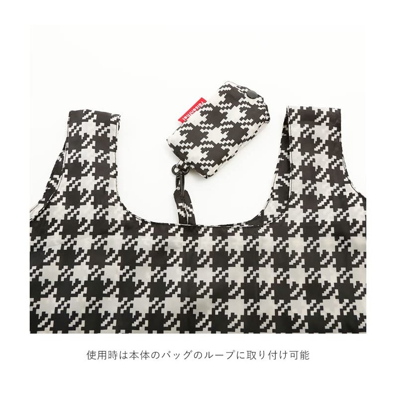 reisenthel Reisenthal Eco Bag Mini Maxi Shopper with Pouch (GLENCHECKRED)