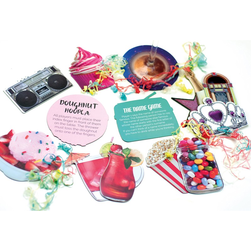Party Game Coasters - Ice Breakers and Fun Games Printed