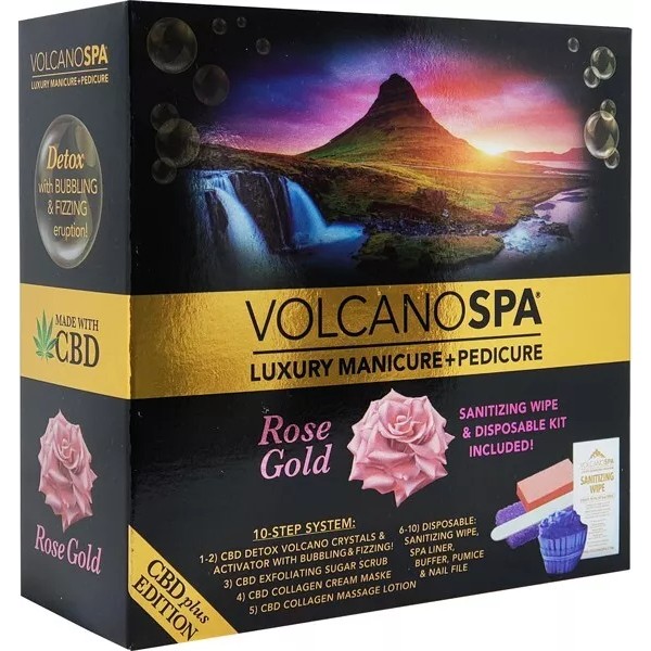 Lapalm Volcano Spa Pedicure Kit - Rose Gold