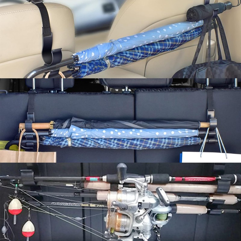 Car Seat Headrest Hook - Universal Durable Automotive Seat Back