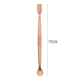 Briartw 5 Pcs Stainless Steel Craft Spoon | Mess-Free Crafting with Dual-Shaped Spoons for Glitter, Embossing Powders, Sequins & Small Embellishments | Rose Gold | 6.7inch Length
