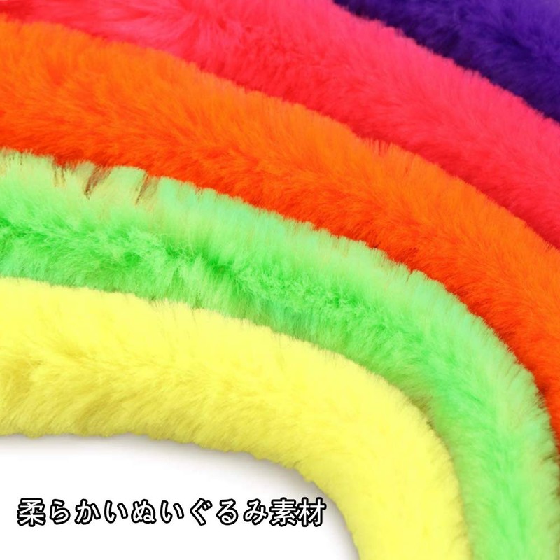 popluxy Cat Caterpillar Feather Toy, Cat Toy, Natural Bird Wing
