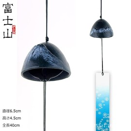 Wind Chime, Summer Tradition, Nambu Ironware, 2.0 inches (5 cm) (Willow & Tsuban, Black)