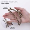 BasicSense A Pair of Leopard Print Hair Claw Set LightWeight