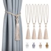 Dalababa Pack of 4 Curtain Holders, Tiebacks, Curtain Holders, Polyester