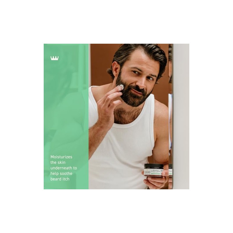Cremo Beard & Scruff Cream, Mint Blend 4 oz