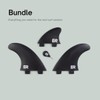 Eisbach Riders Sustainable Surfboard FCS Rapid River Surfing Set (Black,