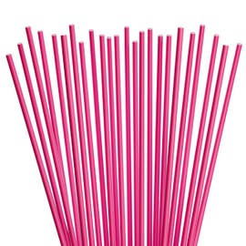 Disposable Collins Straws - Cocktail Straws (500, Pink)