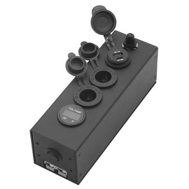 Car RV Multi-function Power Box Fasting Charging USB PD Output for Outdoor Camping Charger Car RV Charging USB USB-C Output