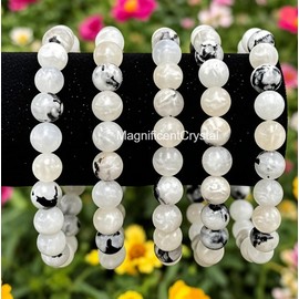 For Women Rainbow Moonstone Bracelet 4mm Premium Grade Gemstone Energy Gift Mothers Day