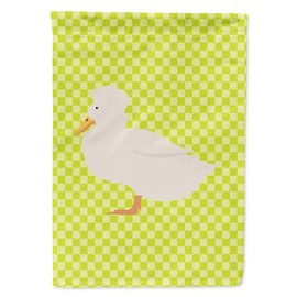 Caroline's Treasures BB7683CHF Crested Duck Green House Flag Large Porch Sleeve Pole Decorative Outside Yard Banner Artwork Wall Hanging, Polyester, House Size, Multicolor