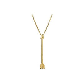 Alex and Ani Women's 18" Arrow Necklace 14kt Gold Plated One Size