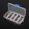 Air Conditioning Valve Insert, 102 Pieces Assortment A/C R134a/R12 K?ltereifenVentil-Schaftkern-Werkzeugzeugatz,