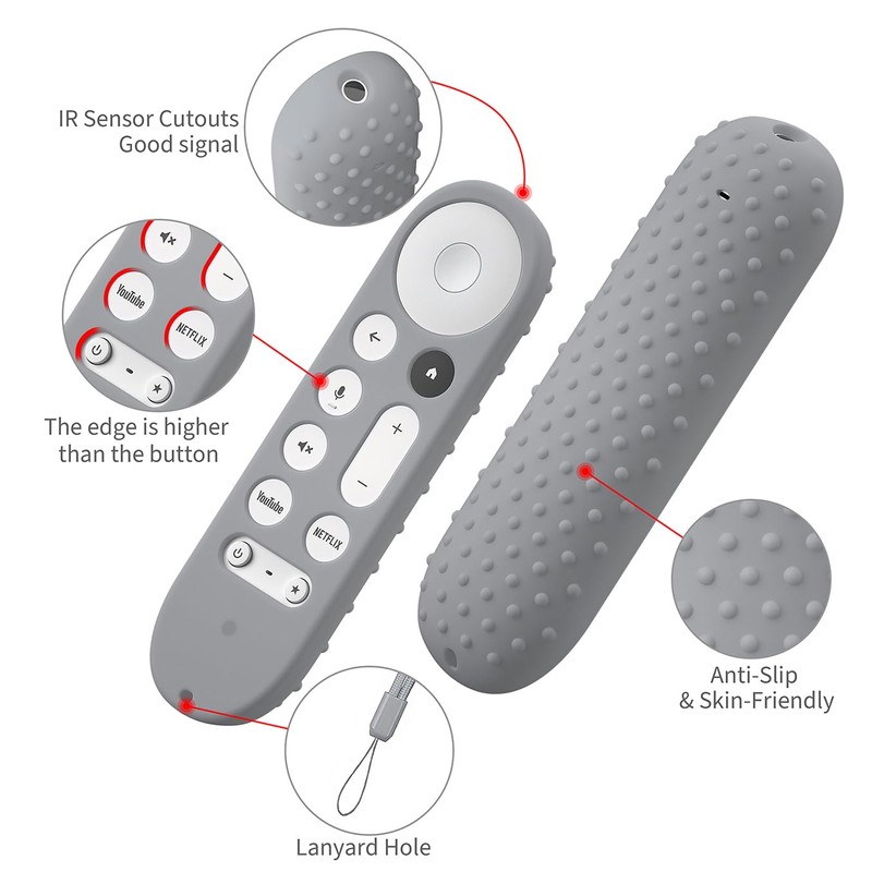 Silicone Cover Case for Google TV Streamer 4K Google TV