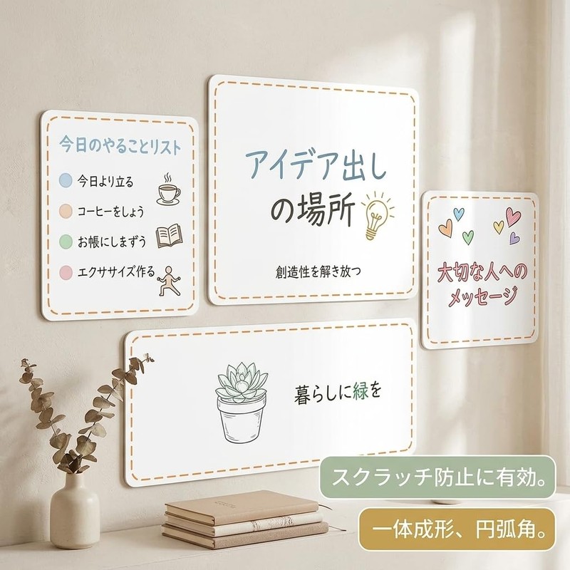YIBOOOM メニューボード ホワイトボード卓上 メッセージボード卓上 両面 メッセージボード縦型看板ディスプレイ、カフェ、店舗広告ディスプレイ、ケーキショップ、レストラン、パブ、フラワーショップなどに適し