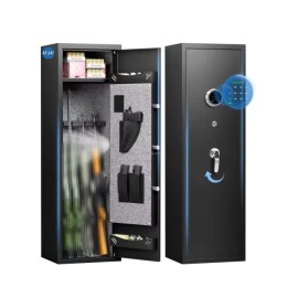 New High Security Steel Gun Safe Digital Lock Large Personal Protection Safe US Warehouse in StockMaterial: cold rolled steel, door thickness: 1MM, Dimension (L x W x H): H1320*W300*D280mm