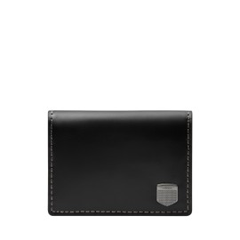 Fossil Men's Hayes Leather Card Case Bifold Wallet, Black (Model: ML4646001)
