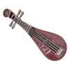 Incense Burner Holder Unique Chinese Lute Design Premium Copper Sturdy