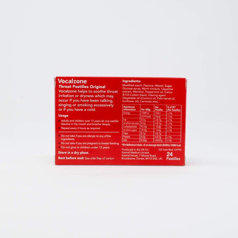 VocalZone Throat Pastilles (24 x 3) Multipack Offer by Vocalzone