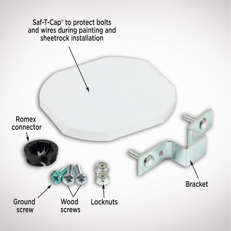 Westinghouse 0110000 Saf-T-Brace for Ceiling Fans, 3 Teeth, Twist and