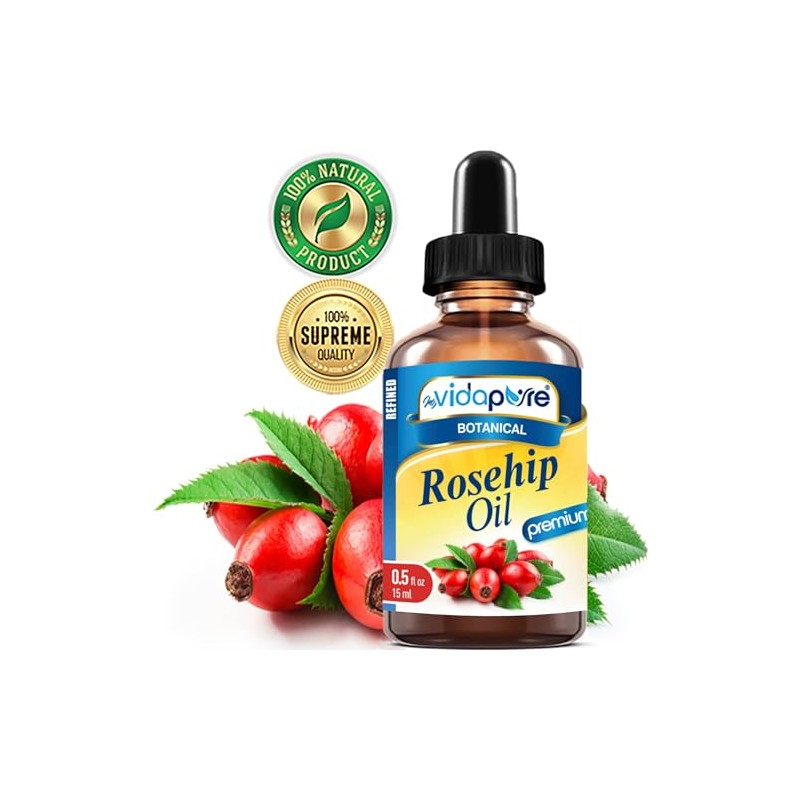 Aceite De Rosa Mosqueta Con Vitaminas A, C Y E