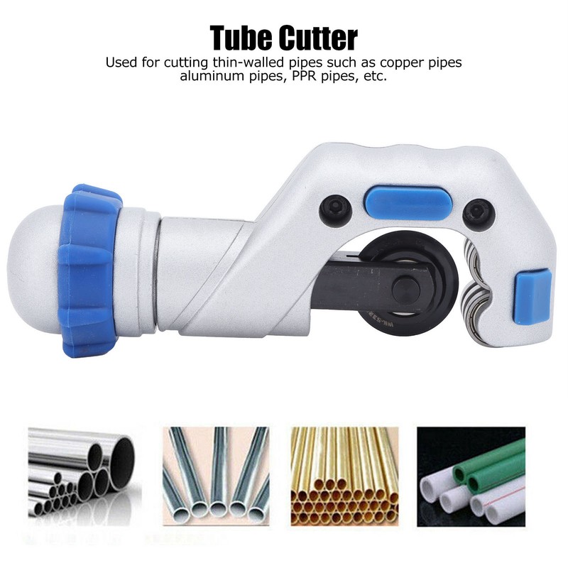 Tube Cutter Roller Bearing Knob Adjustment Manual Metal Pipe Cutting