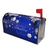 DADABULIU Christmas Mailbox Covers Xmas Blue Ball Fir Branch Snowflake