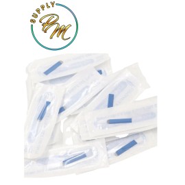 SupplyPM Microblading Blue Needles 50Pcs - 18U