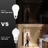 ORALUCE Motion Sensor Light Bulbs Indoor Outdoor 60 watt Equivalent,