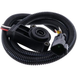 FridayParts 2661466 266-1466 TPS Throttle Position Sensor with Triangle Plug Compatible for Caterpillar CAT Engine C7 C10 C12 C13 3406E Replacement