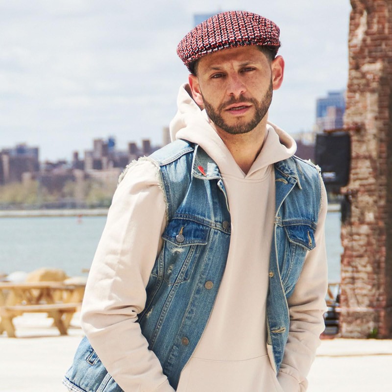 Kangol - Flat cap, flat cap, newsboy cap, Maze Jacquard